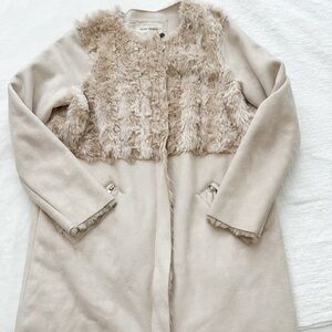 River Island Cream Teddy Jacket